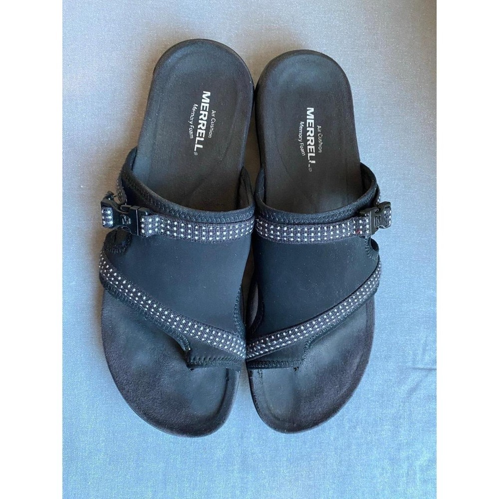 Merrell Sandals Dist Muri Air Cushion Memory Foam Slide Shoes 10 / 11  sku4